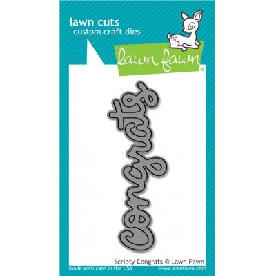 Lawn Fawn Lawn Cuts - Scripty Congrats